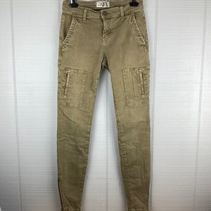 Current Elliot Flat Pocket Cargo Vintage Army Skinny Jeans Zipper Detail 26 - 0